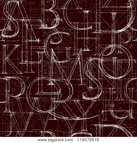 Font Antiqua. Abc
