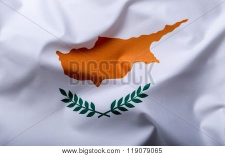 Flags of the Cyprus and the European Union. Cyprus Flag and EU Flag. World flag money concept