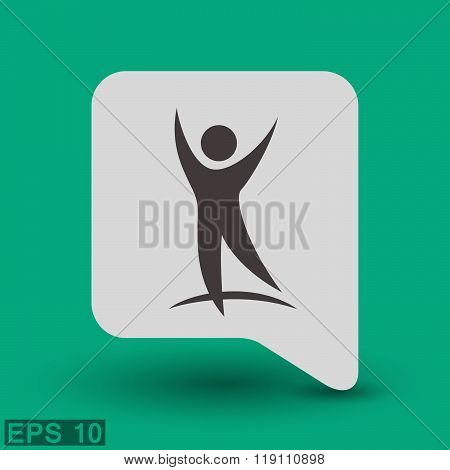 Pictograph of success people