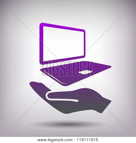 Pictograph of computer