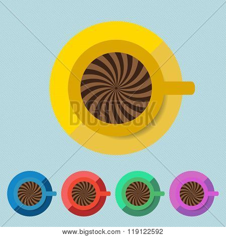 Coffee Cup Flat Color