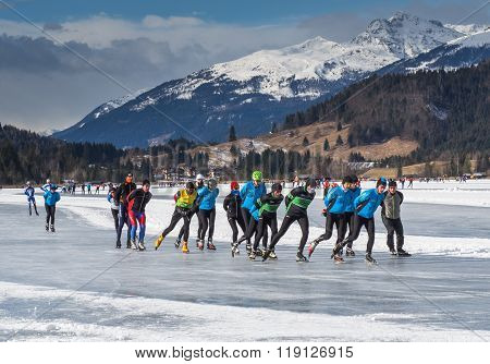 A Group Of Skaters