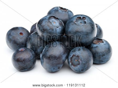blueberry or bilberry or blackberry or blue whortleberry or huckleberry isolated on white background cutout