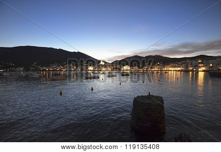 Shoreline Of The Famous Town Of Cadaques
