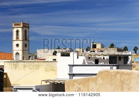 Architectural detail of Mazagan, El Jadida, Morocco - a Portuguese Fortified Port City registered as a UNESCO World Heritage Site