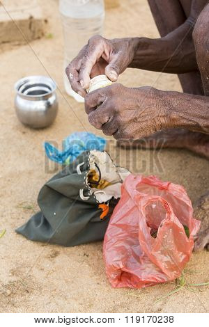 Scenes of rural life in India