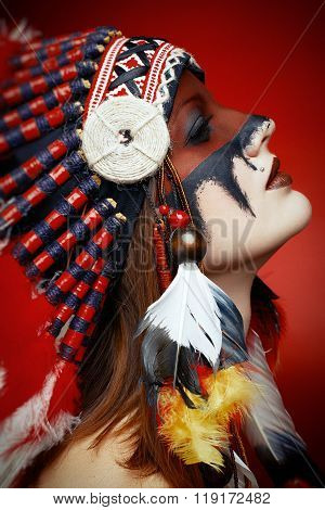 Native American Indian woman