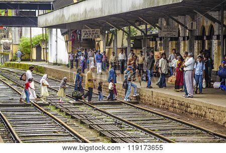 People At Station Hutton By Riding The Scenic Mountain Track