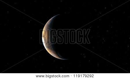 Procedural generated image of Mars