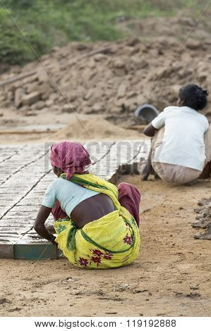 Scenes of rural life in India