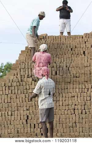 Scenes of rural life in India
