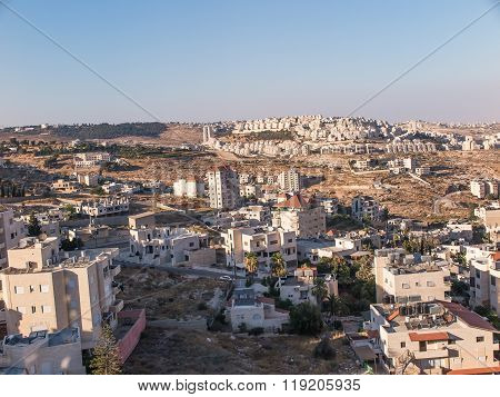View Of Har Homa (homat Shmuel) From Bethlehem 2015