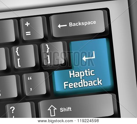 Keyboard Illustration Haptic Feedback