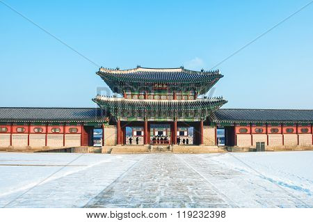 Gyeongbokgung Palace In Seoul,korea