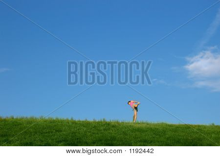 Stretching Frau