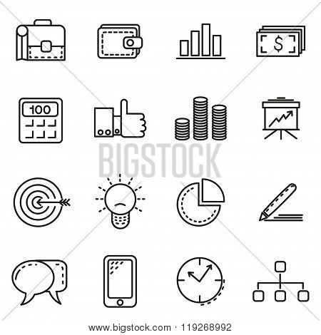 Business Icons - Set of business icons