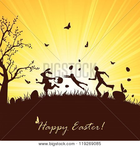 Runaway Easter Bunny