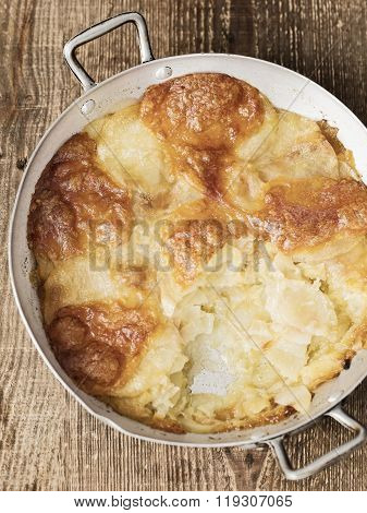Rustic English Pub Grub Pan Haggerty