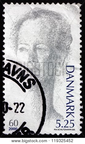 Postage Stamp Denmark 2000 Margrethe Ii, Queen Of Denmark