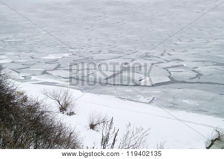 River Freezed Over