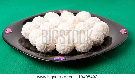 White coconut candy
