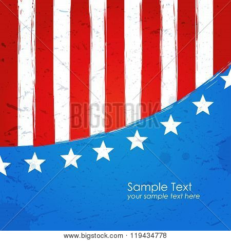 American grungy background