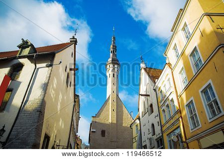 Very Beautiful Old Town Hall Square