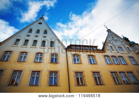 Very Beautiful Old Town Hall Square