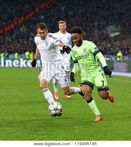 Uefa Champions League Game Fc Dynamo Kyiv Vs Manchester City In Kyiv, Ukraine