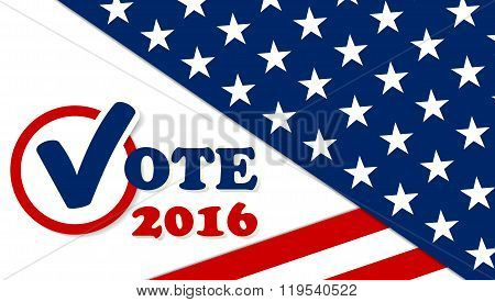 Presidential election in the USA - poster