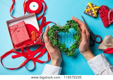 Female Hands Holding A Gift