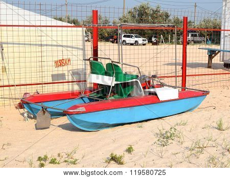Catamaran On The Beach