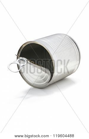 Empty tin can