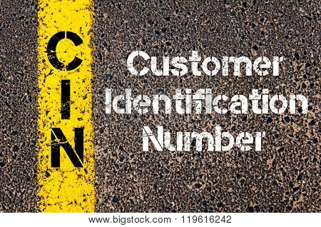 Acronym Cin Customer Identification Number