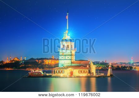 Maiden Tower or Kiz Kulesi Istanbul