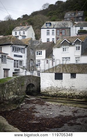 Polperro Fishing Village In Cornwall
