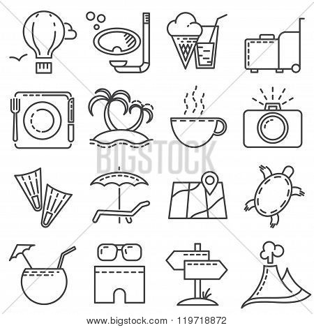 Modern flat icons vector collection.