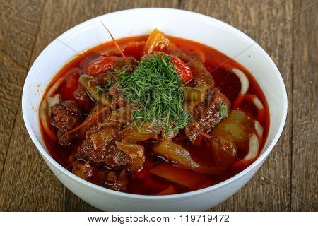 Uzbek Noodle Soup