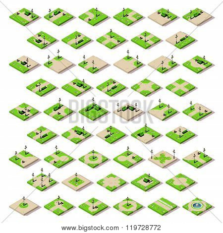 Game Set 14 Building Isometric