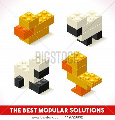 Toy Block Farm 03 Games Isometric