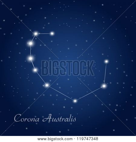 Corona Australis constelation