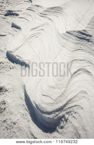 Sunny Snowy Weather On Mount Parnassos, Central Greece