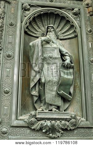 The Reliefs On The Doors .