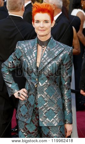 Sandy Powell at the 88th Annual Academy Awards held at the Hollywood & Highland Center in Hollywood, USA on February 28, 2016.
