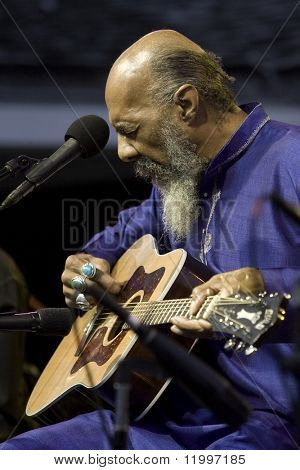 NEW YORK - 23 juli: Richie Havens udfører på Battery Park Castle Clinton på juli 23, 2009 i New 