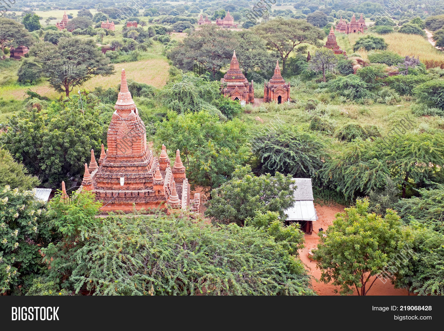 Ancient Pagodes Image & Photo (Free Trial) | Bigstock