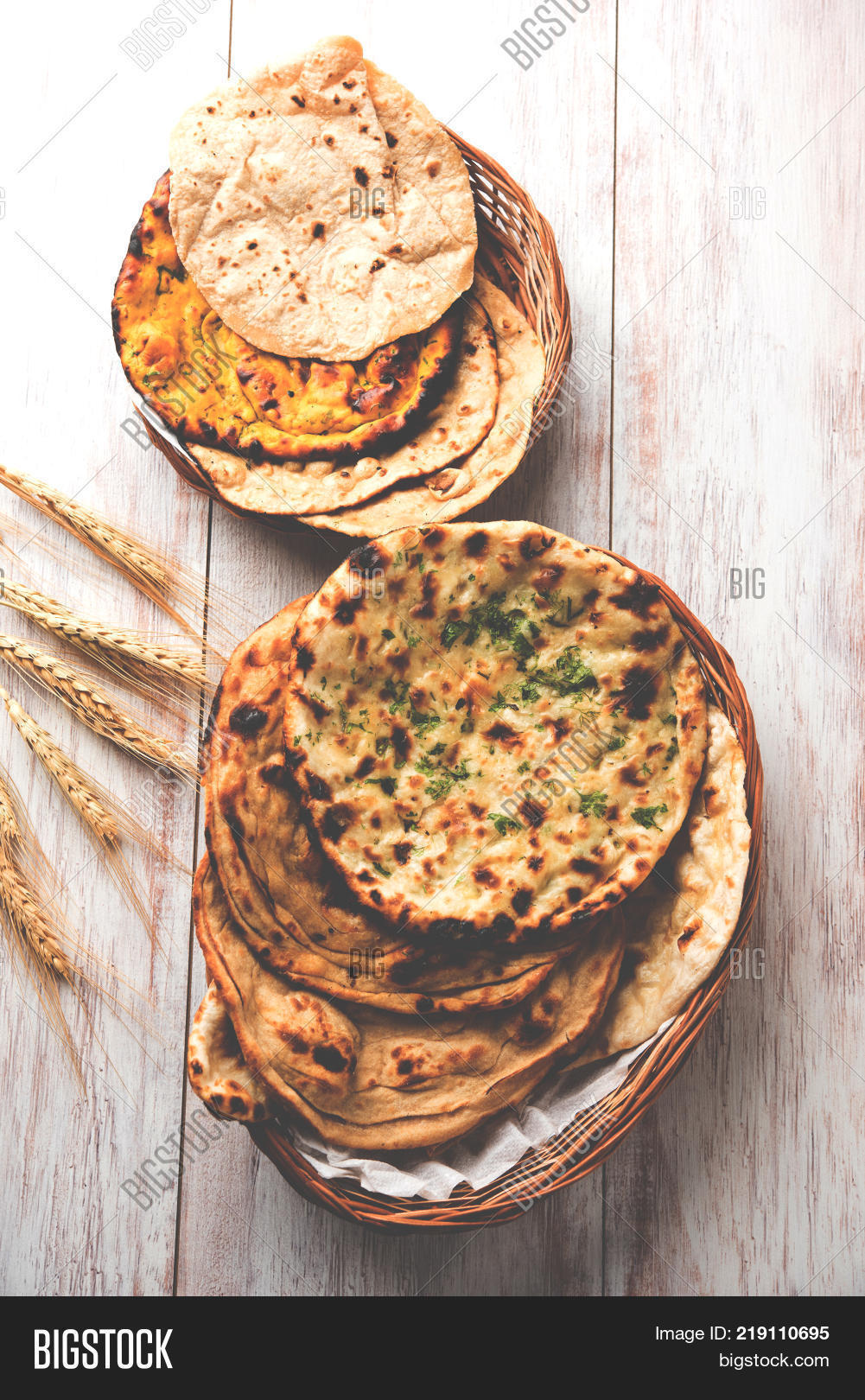 Assorted Indian Bread Image & Photo (Free Trial) Bigstock