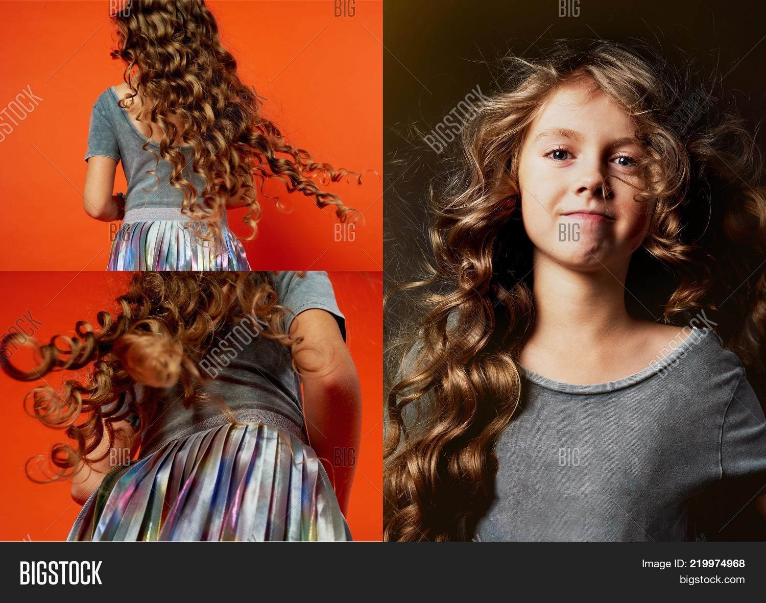 Girl On Orange Image & Photo (Free Trial) | Bigstock