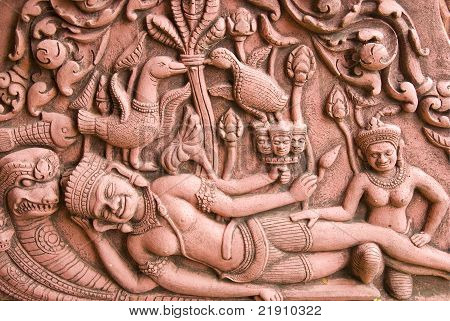 Imagen de bajo relieve