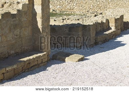 Archaeological excavations of ancient Greek civilization the island of Cyprus